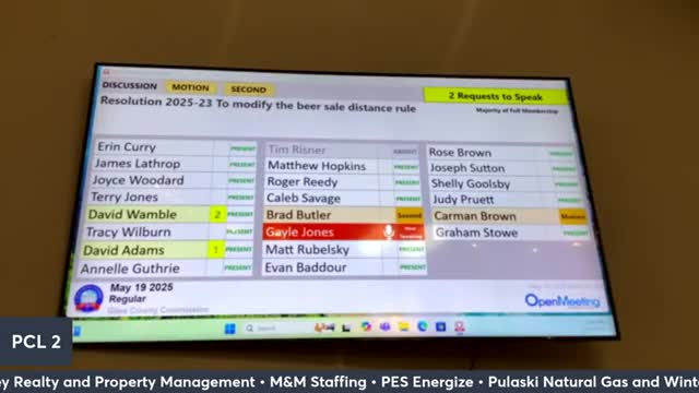 County Board debates alcohol sales regulations near schools and business grandfathering