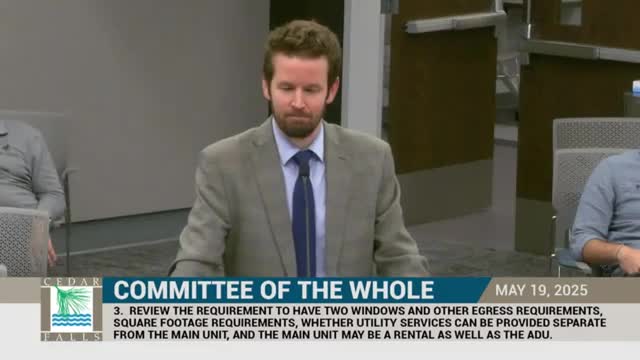 Cedar Falls Council moves to allow two-bedroom ADUs in compliance with state law