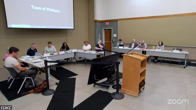 Pittsboro Planning Board reviews Asteria Phase 1 residential subdivision proposal