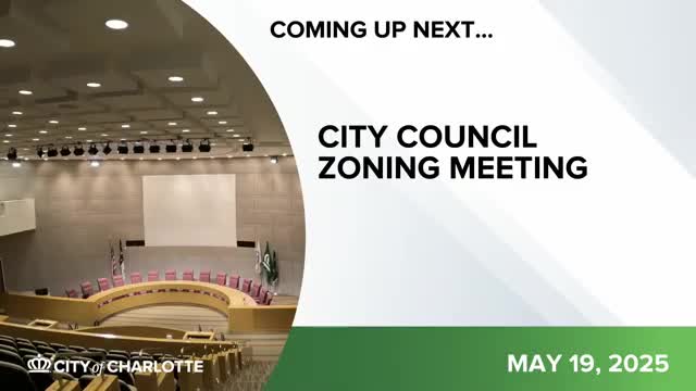 Charlotte City Council holds zoning meeting with diverse deliberations