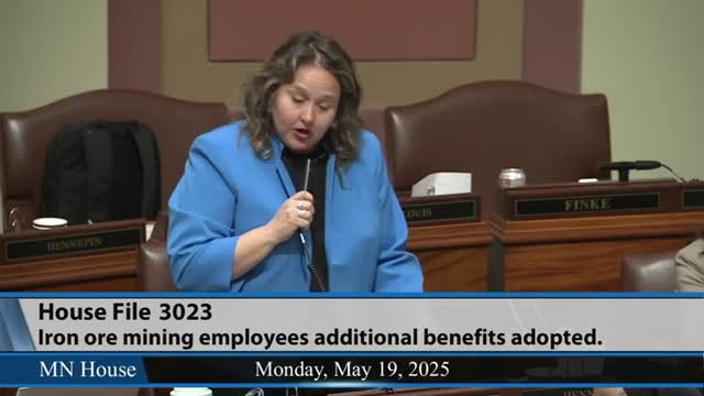 Minnesota legislators support unemployment benefits for iron miners and local communities