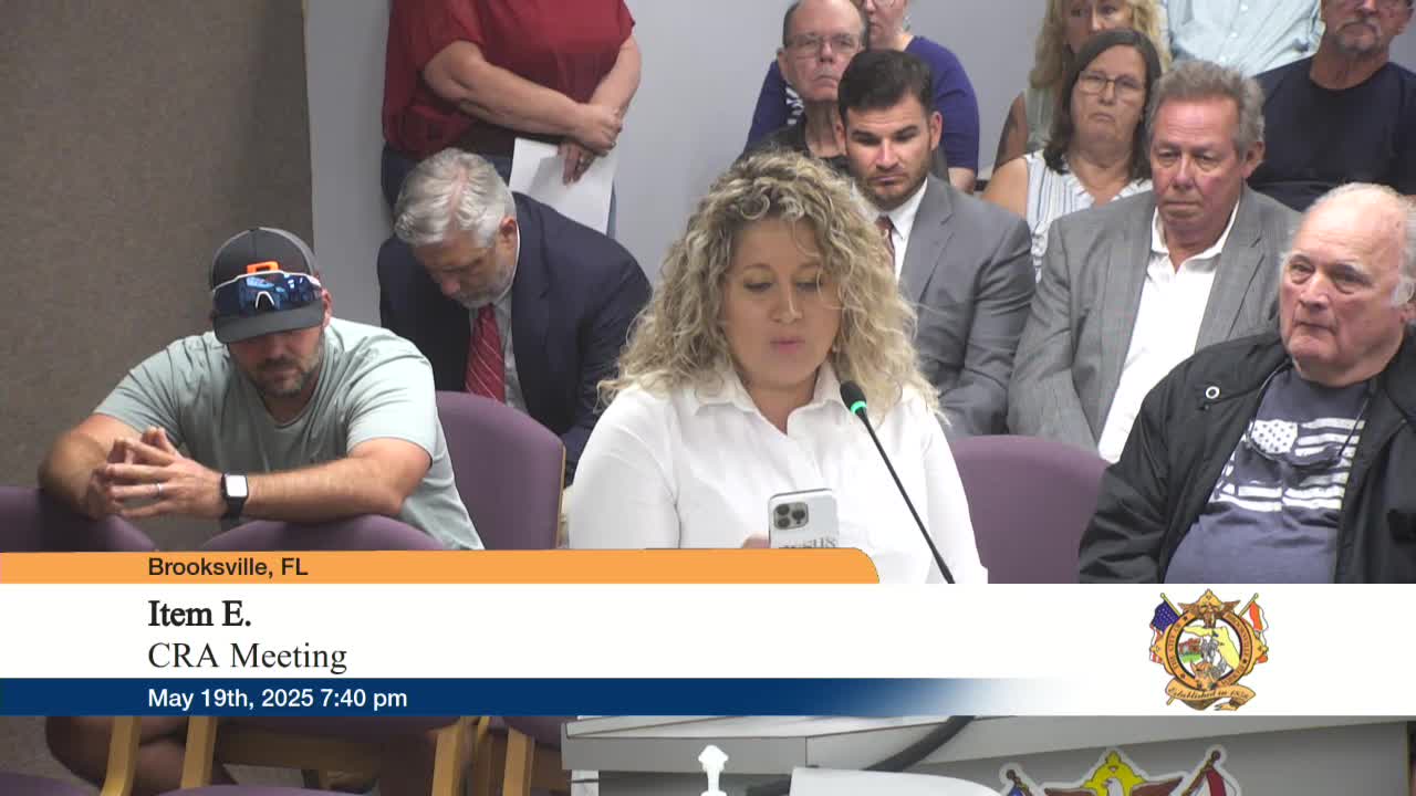Residents voice flooding concerns at Brooksville City Council meeting
