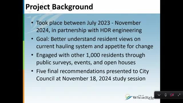 Wheat Ridge city council approves expansion of waste management initiatives