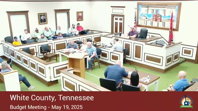 White County officials weigh tax-rate options to fund pay raises, EMS staffing and capital needs