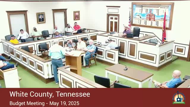 Gerald Gray challenges county budget details during public comment meeting