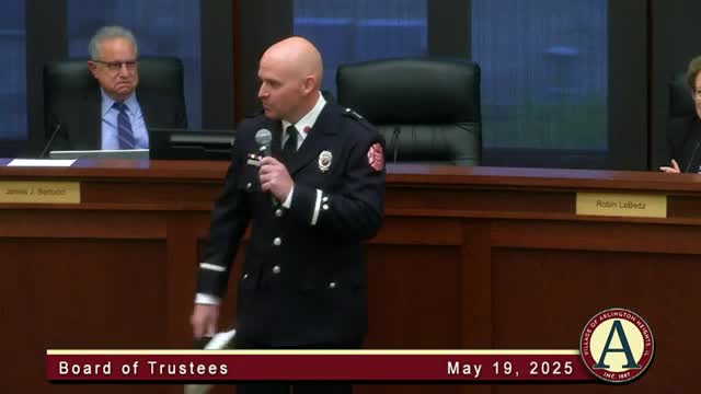 New Fire Chief Acknowledges Support and Mentorship in Inaugural Speech