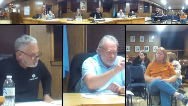 Commission tables storage-container ordinance and discusses vehicle storage enforcement