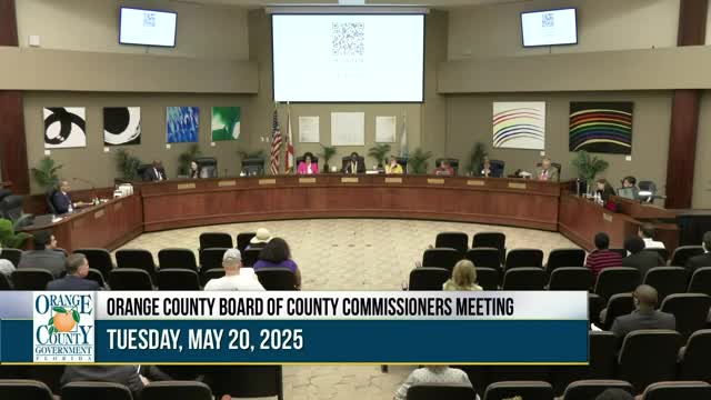 Orange County discusses school capacity impact on Vision 2050 and zoning changes