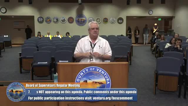 Ivan Yermakov advocates for local oil production at Ventura County meeting