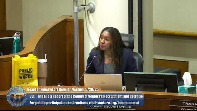 Public Safety Racial Equity Advisory Group presents report to Ventura County Supervisors