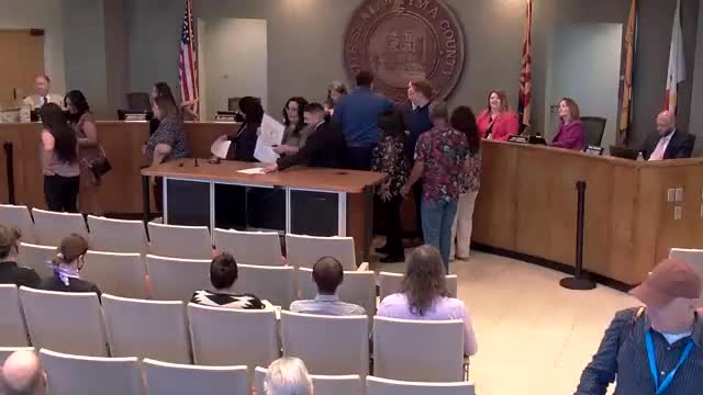 Ken Dunn requests permit approval for fireworks at Pima County Board meeting
