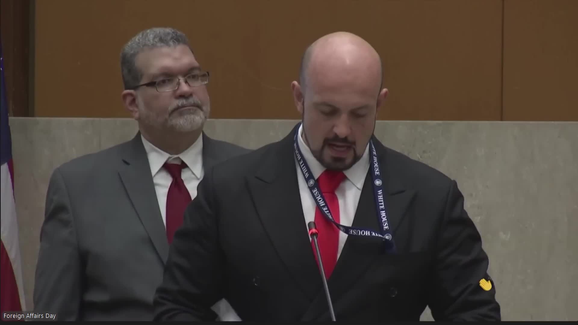 Philip Linderman receives Director General's Cup for Foreign Service excellence