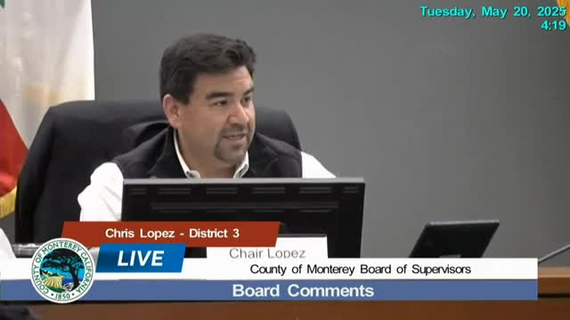 Supervisor Daniels highlights wildlife corridor concerns during land development discussion