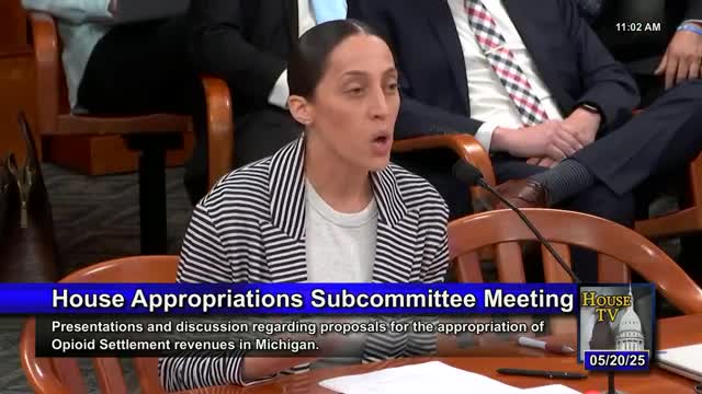 Sam Price urges transparent budget process for opioid settlement funds in Michigan