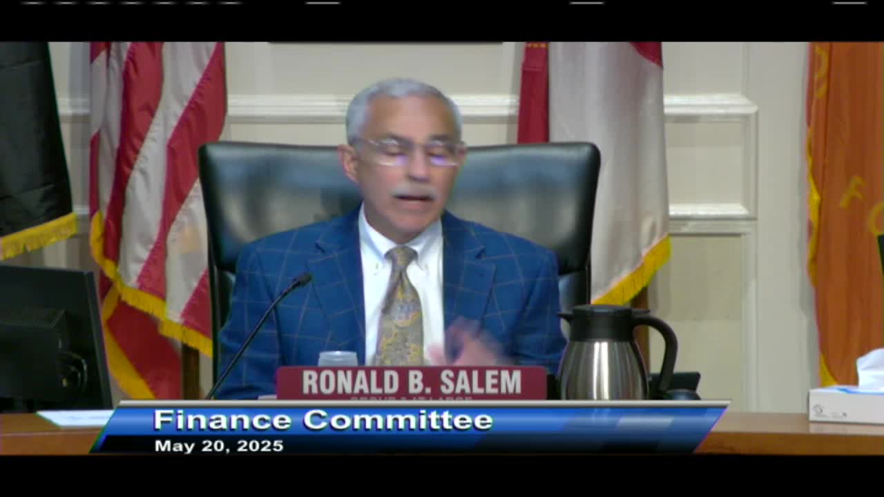 Finance committee defers decision on $100,000 neighborhoods conference funding after spending‑source questions