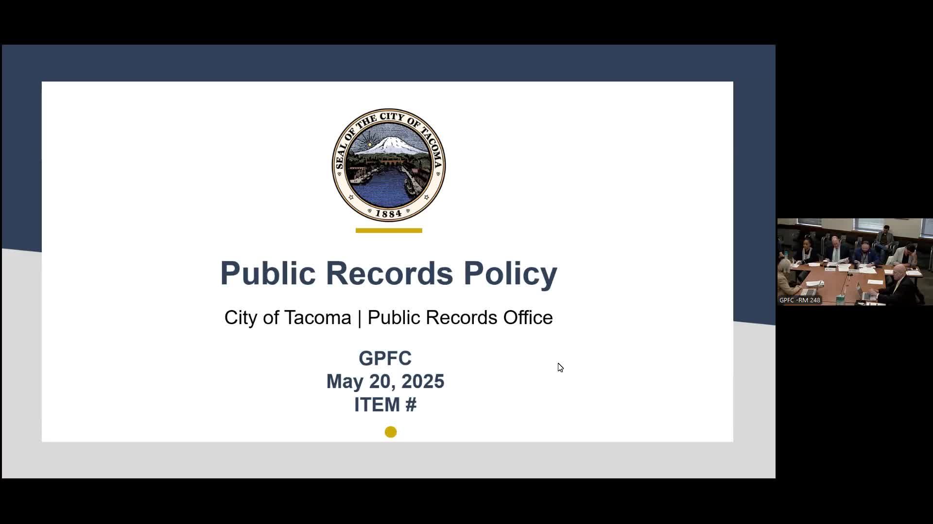 City of Tacoma proposes new public records policy to enhance request processing