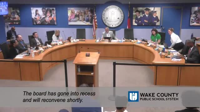 WCPSS Board initiates public comment period prioritizing student speakers