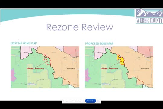 Weber County plans zoning change for new residential development proposal