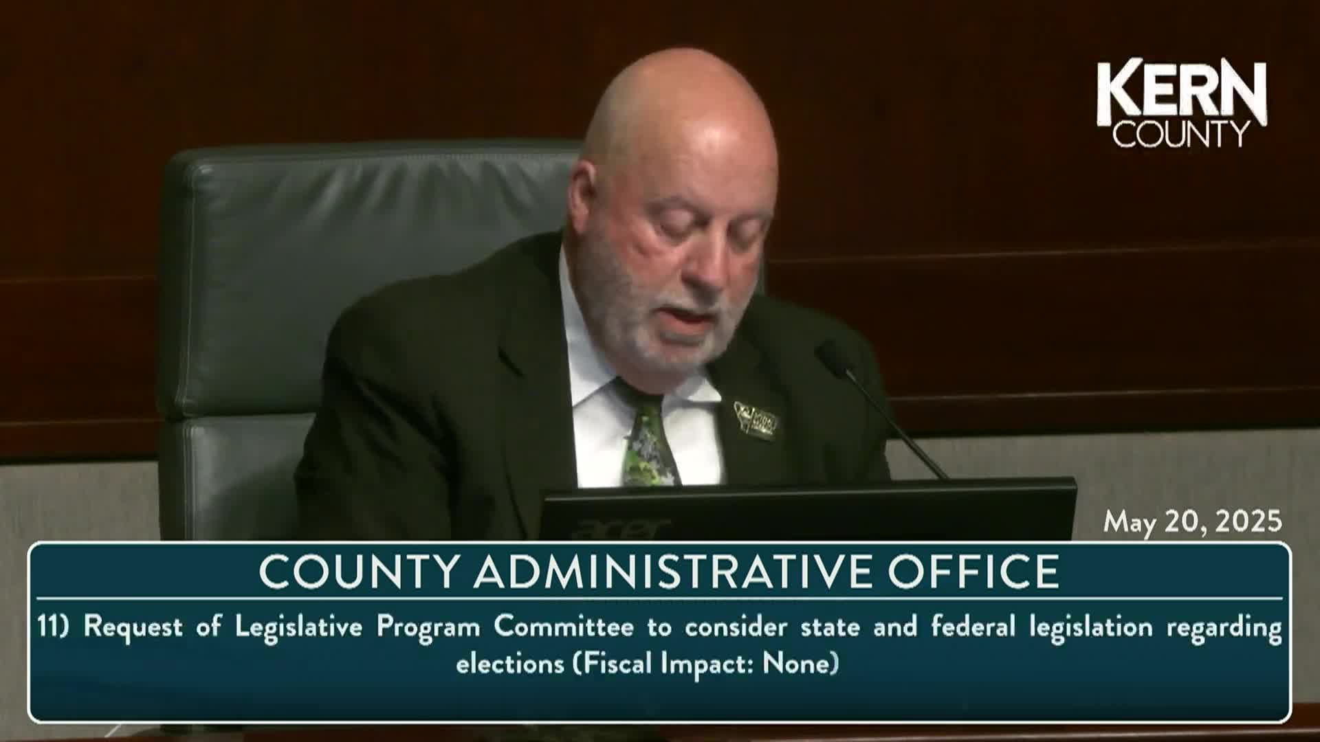 Supervisor Perez debates voter ID requirements for Kern County elections