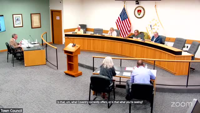 Coventry Council discusses veterans tax exemption and property tax freeze options