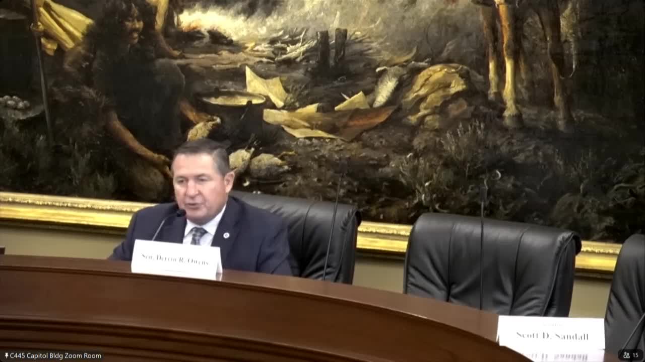 Committee recommends Brian Tarbot to full Senate for SITLA trustee seat