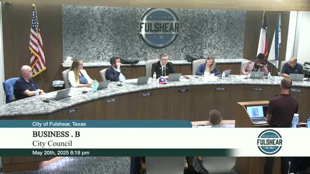 Fulshear council reviews McKinnon Interests' residential development proposal without industrial plans
