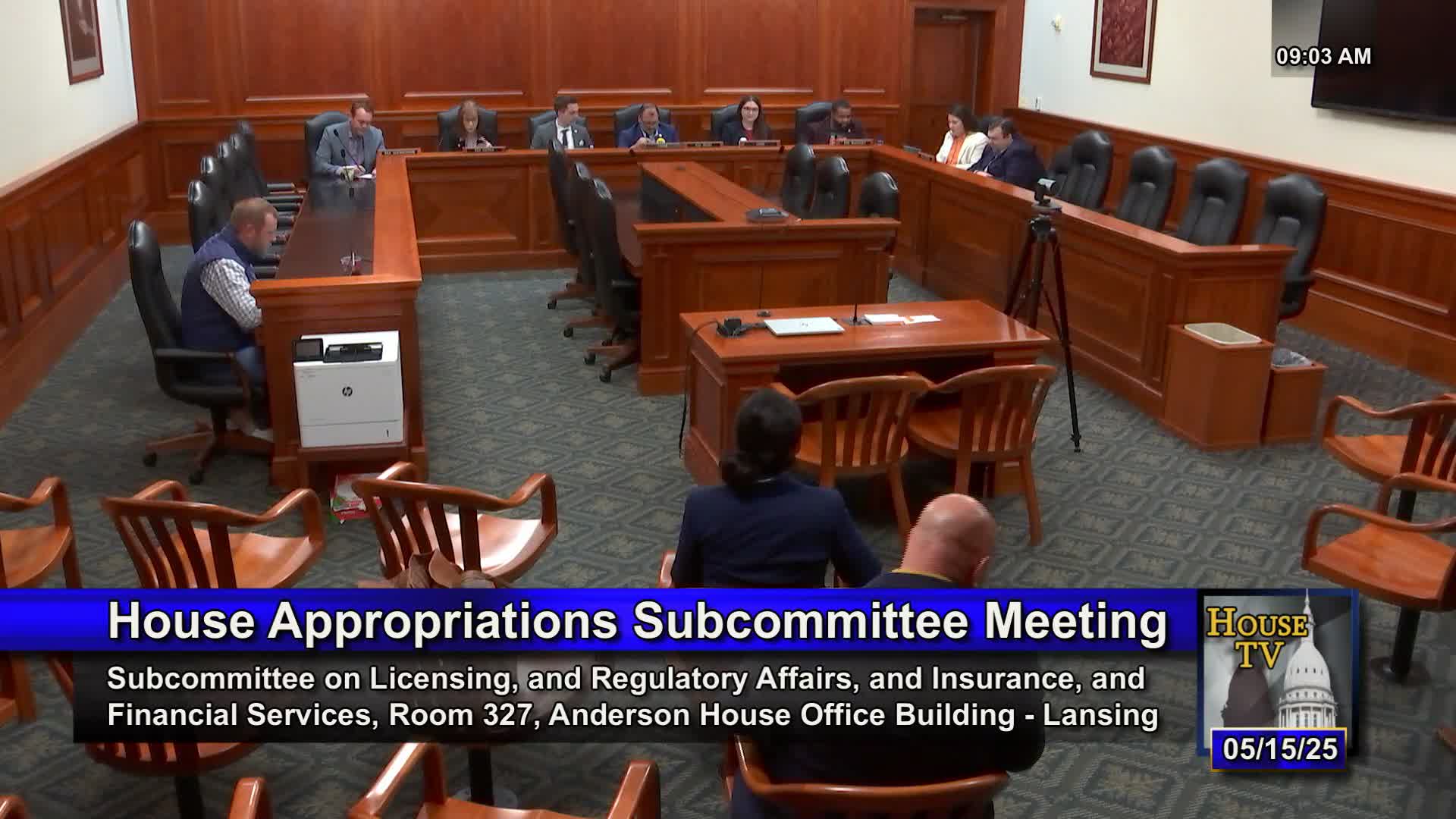 Bangor Township Supervisor Rowley discusses marijuana industry at House Appropriations Subcommittee