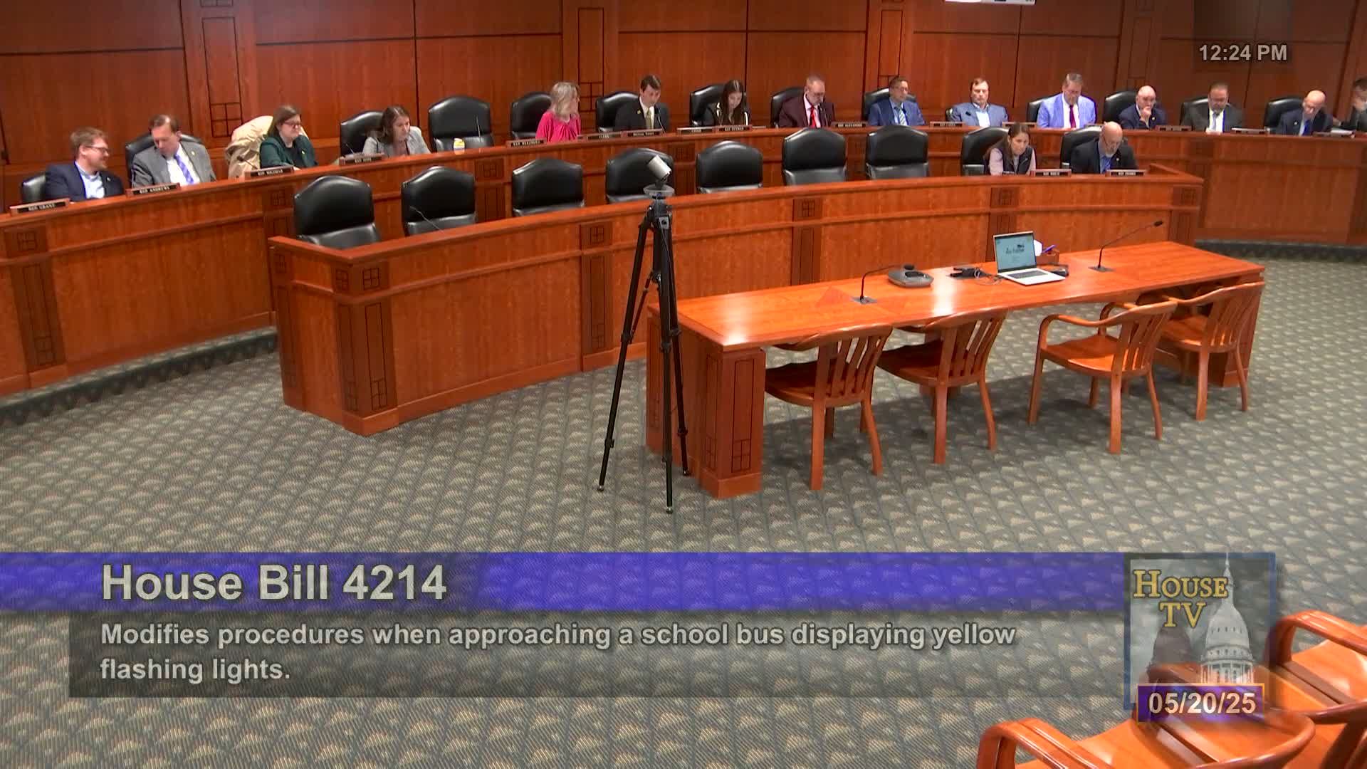 Private company demonstrates spray‑injection pothole repair to House committee