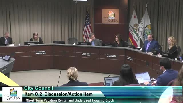 Council Member Smith questions ADU short-term rental regulations during meeting