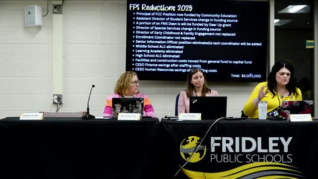 Fridley Schools restructure positions and budget amid program expansion