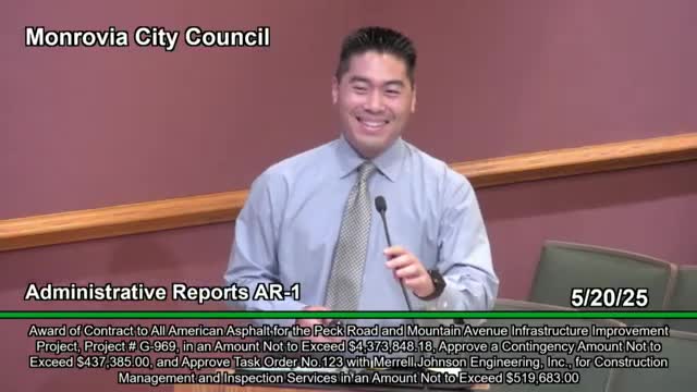 Council approves Peck Road and Mountain Avenue resurfacing without full Mountain/Lemon signal upgrade