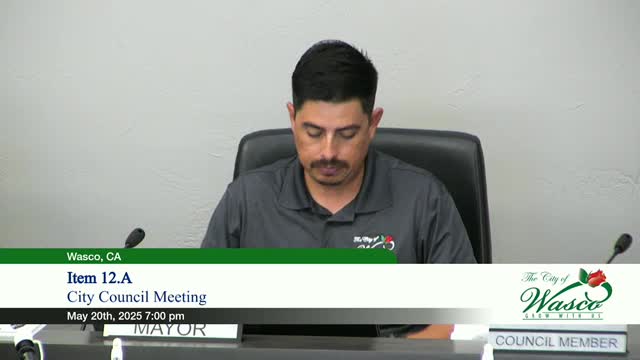Wasco council adopts underground utility district for block between Eighth and Ninth streets