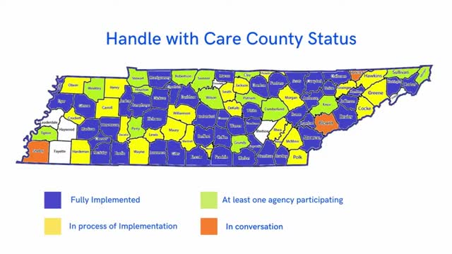 Evie promotes child trauma support program in Tennessee counties