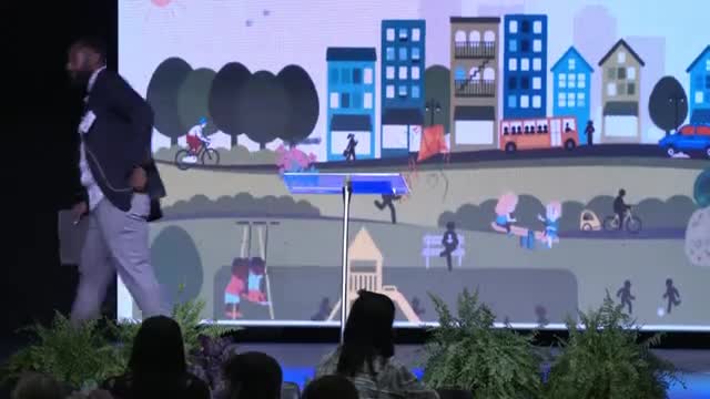 Kylan Hadley highlights Nashville's Resilient Communities program at child advocacy event