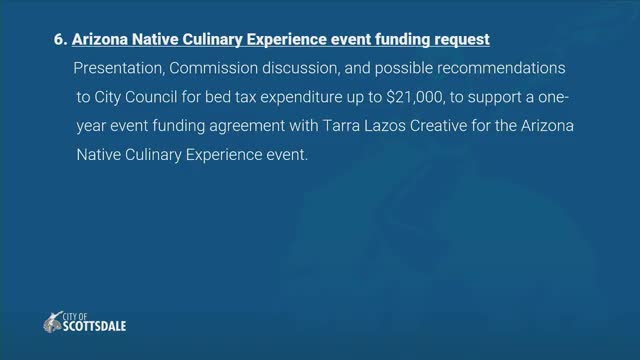 Commissioners approve $21,000 funding for Arizona Indigenous Culinary Experience in Scottsdale