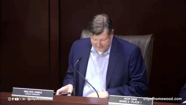 Homewood City Council plans traffic improvements and budget reviews for June meetings