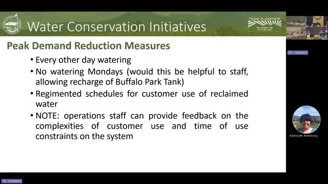 Flagstaff explores new watering schedules to manage reclaimed water demand