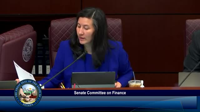 Senator Tondero Loop presents Senate Bill 403 to modernize Nevada education system