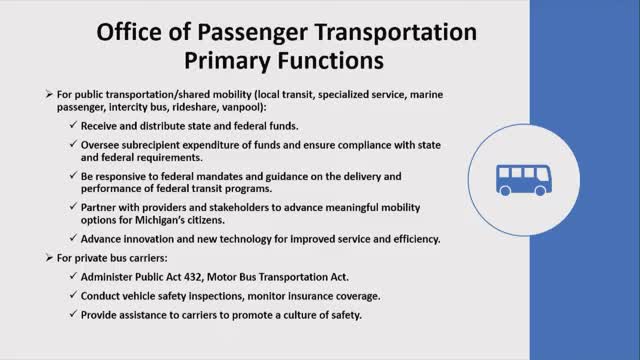 Michigan Department of Transportation promotes innovative transit solutions at public meeting