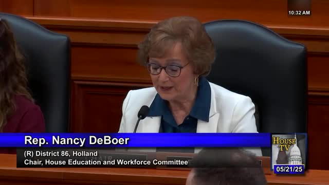 Shane Preston advocates for House Bill 4367 to support military connected students