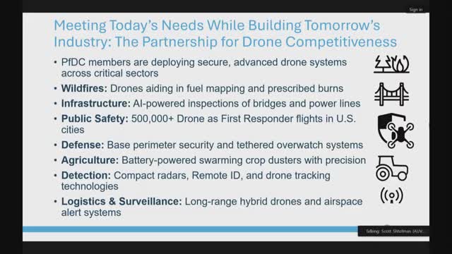 Partnership for Drone Competitiveness warns of risks from Chinese drone hardware