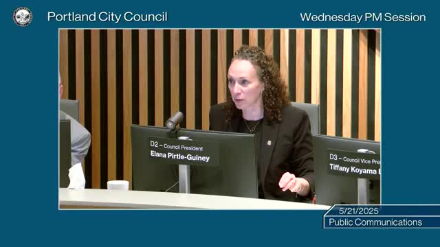 Portland City Council Holds Two-Hour Testimony Session on Budget Amendments and Public Safety