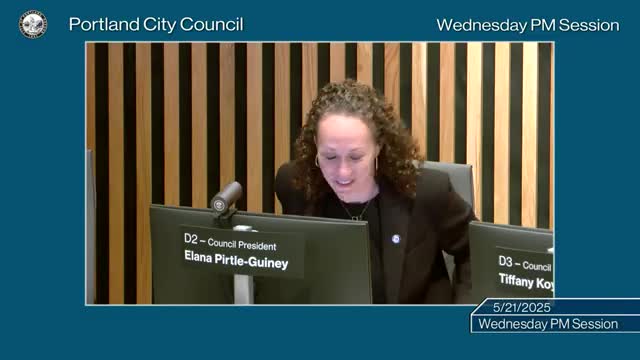 Portland Council Discusses Prosper Budget and President's Amendment Amid Mixed Support