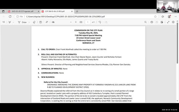 Norwich Planning Commission reviews site plan for Panema Landing restaurant development