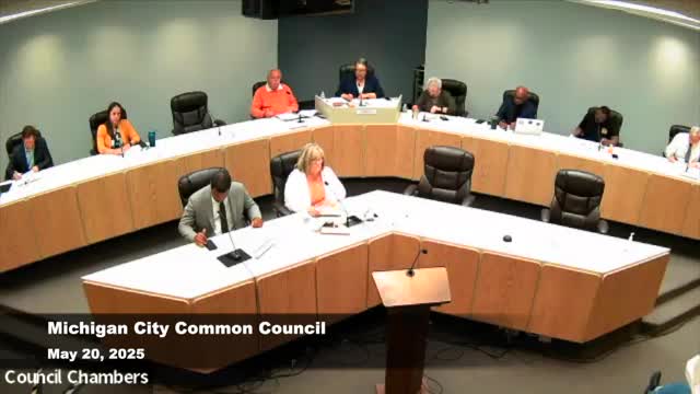 Sasha Burns advocates recycling initiatives at La Porte County council meeting