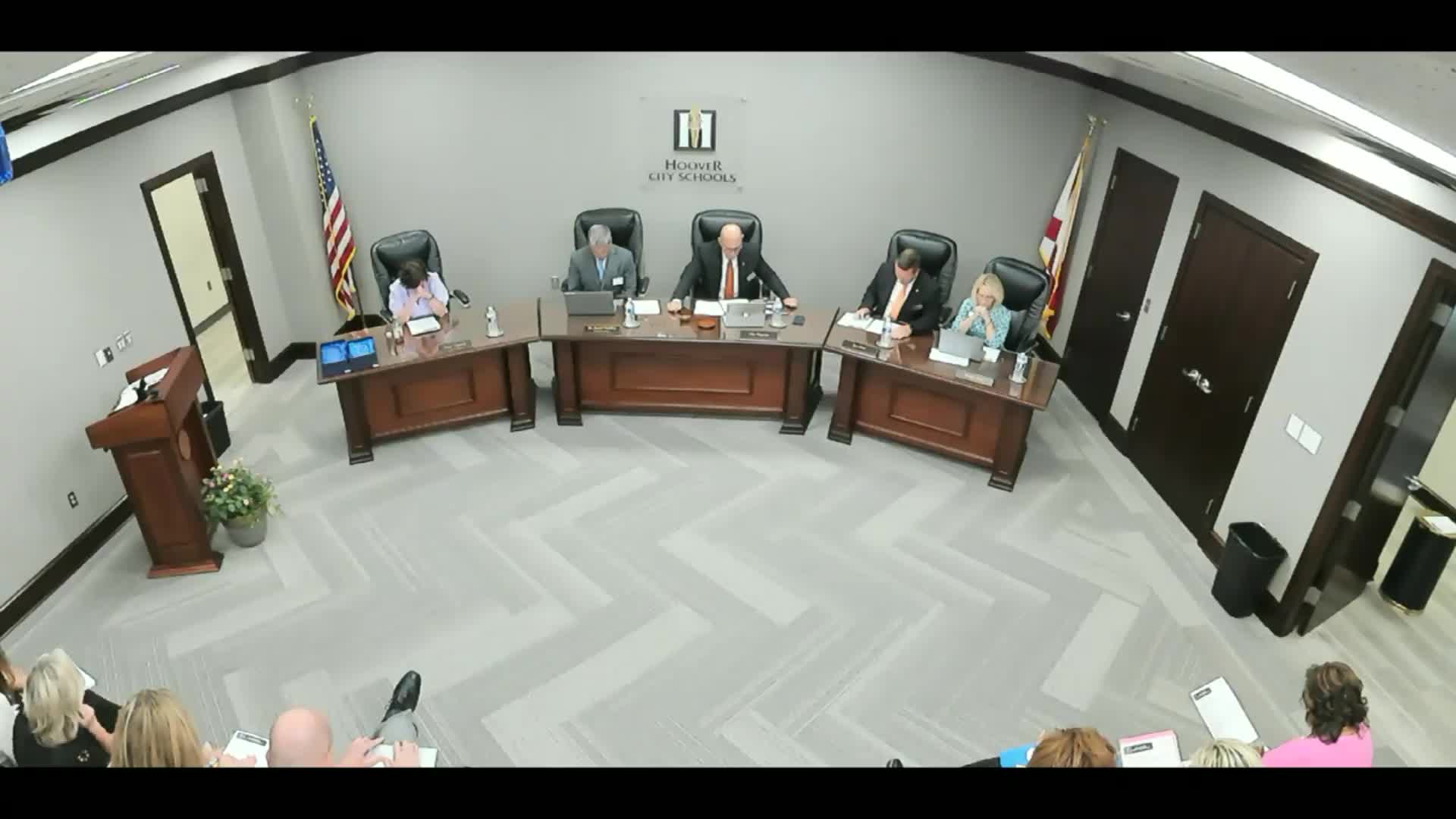 Hoover School Board celebrates student achievements and recognizes outstanding educators