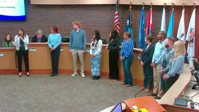Osseo Area Schools honors 2024 student board representatives and Maple Grove basketball team