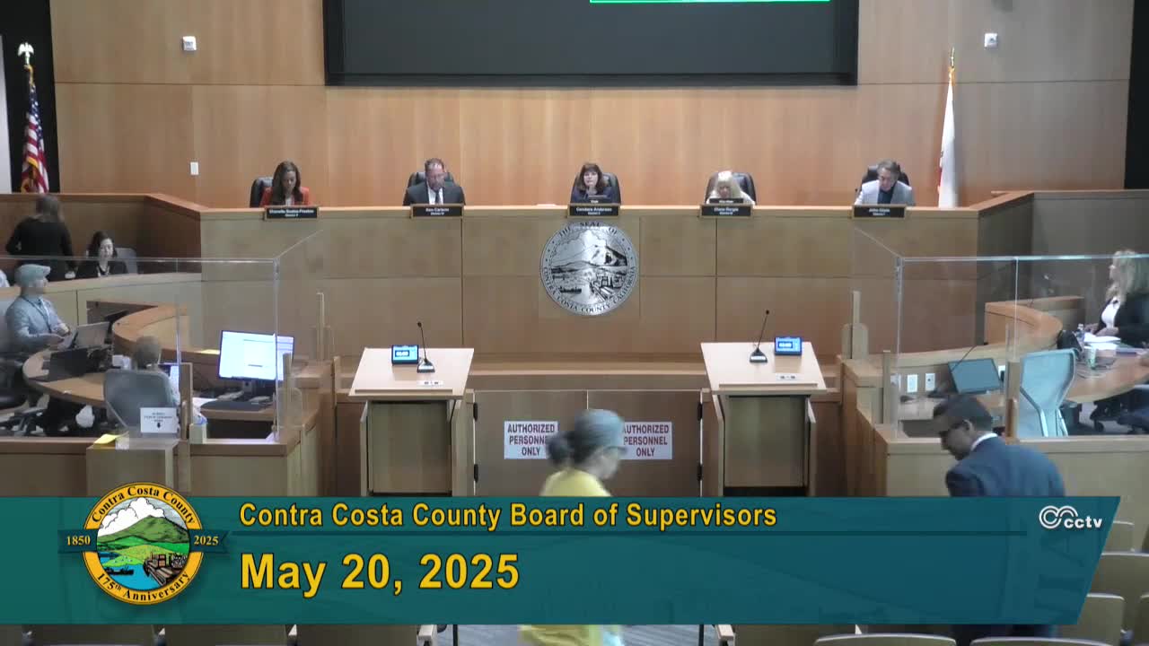 Contra Costa County honors Supervisor Federal Glover's legacy at memorial meeting