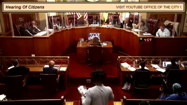 Jamar Youngblood addresses Newark's property tax injustices from racial perspectives