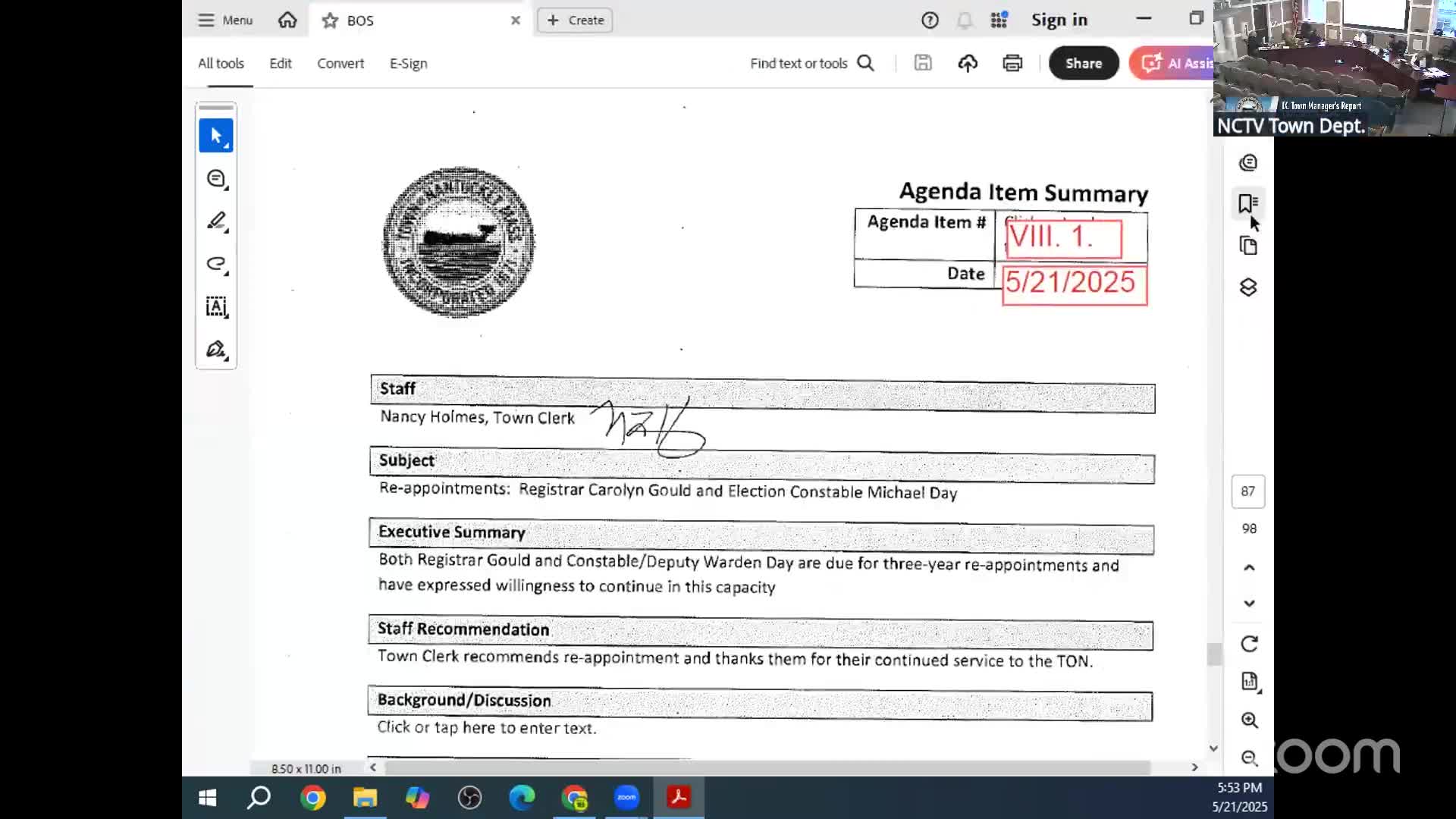 Select Board approves parking removals and accessible-space change after safety review